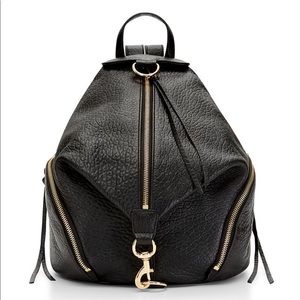 Rebecca Minkoff Black & Gold Julian Backpack